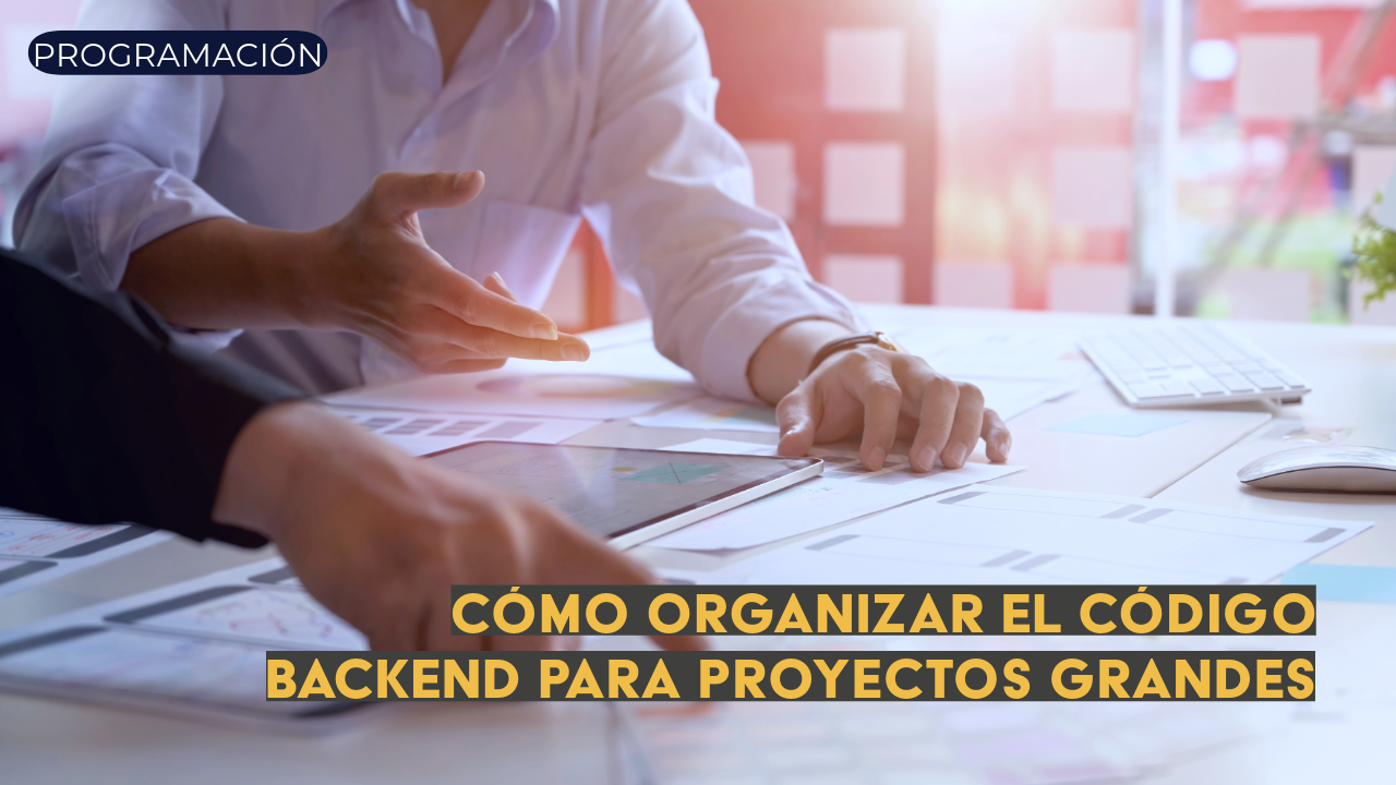 Cómo organizar el código backend para proyectos grandes