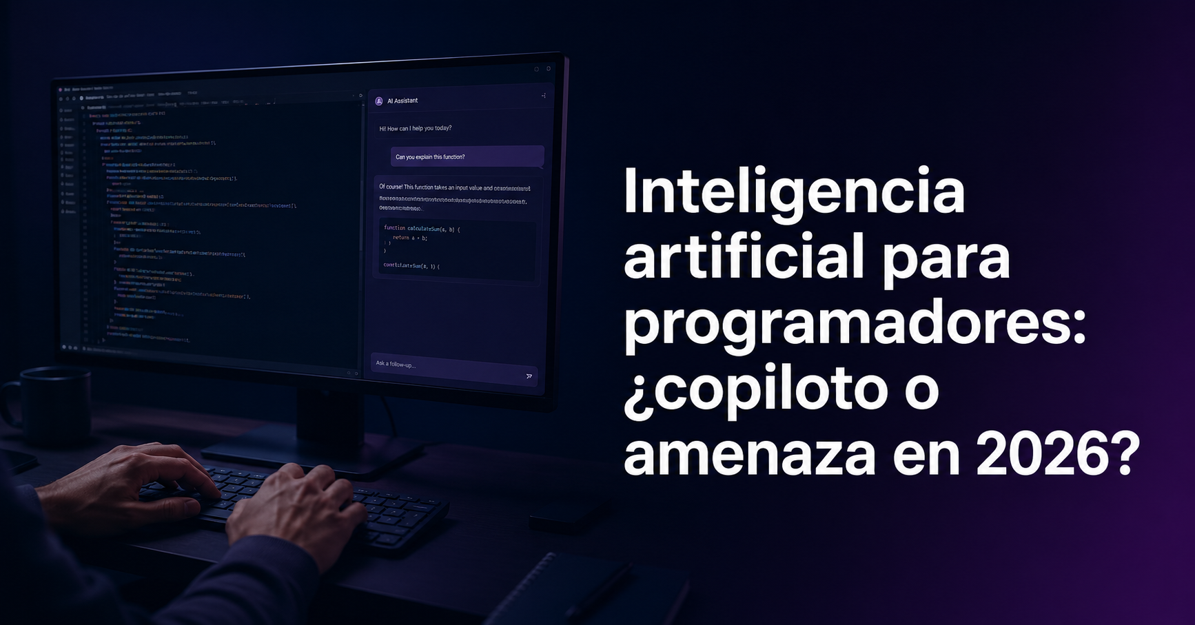 Inteligencia artificial para programadores: ¿copiloto o amenaza en 2026?